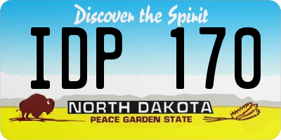 ND license plate IDP170