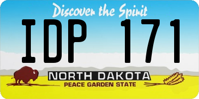 ND license plate IDP171