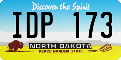 ND license plate IDP173