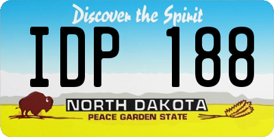 ND license plate IDP188