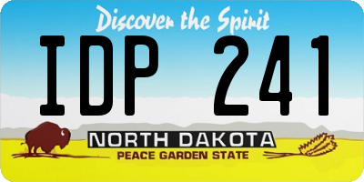 ND license plate IDP241