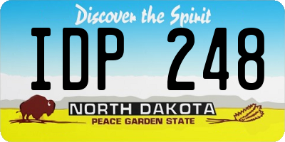 ND license plate IDP248