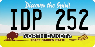 ND license plate IDP252