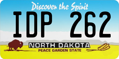 ND license plate IDP262
