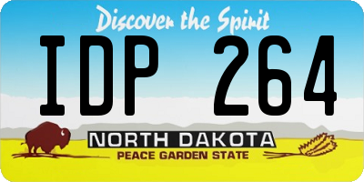 ND license plate IDP264