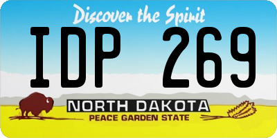 ND license plate IDP269