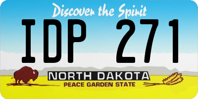 ND license plate IDP271