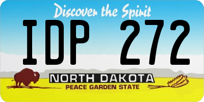 ND license plate IDP272