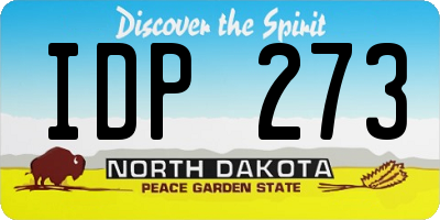 ND license plate IDP273