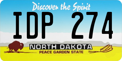 ND license plate IDP274