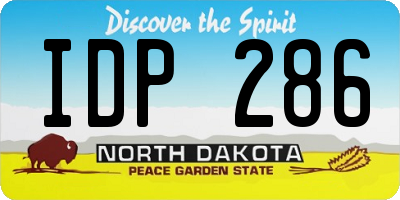 ND license plate IDP286