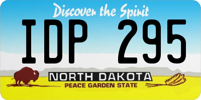 ND license plate IDP295