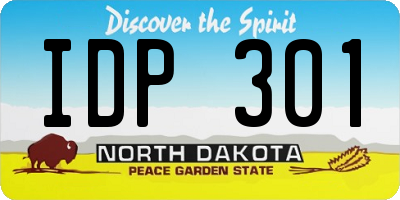 ND license plate IDP301