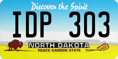 ND license plate IDP303