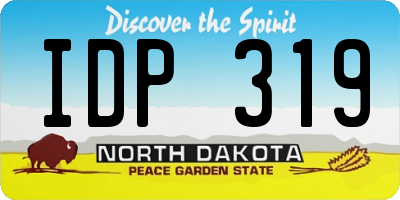 ND license plate IDP319