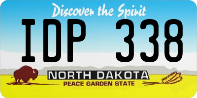 ND license plate IDP338