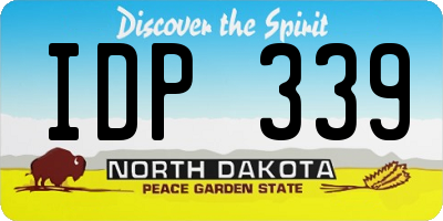 ND license plate IDP339