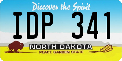 ND license plate IDP341
