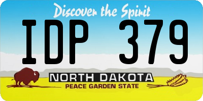 ND license plate IDP379