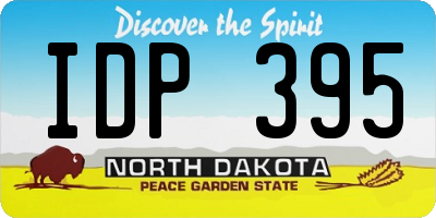 ND license plate IDP395