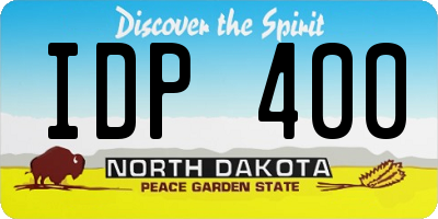ND license plate IDP400