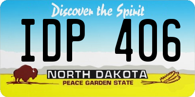 ND license plate IDP406