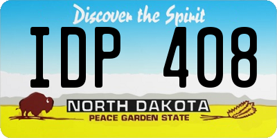 ND license plate IDP408