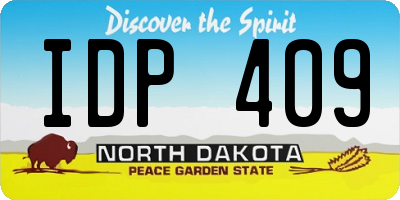 ND license plate IDP409