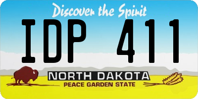 ND license plate IDP411