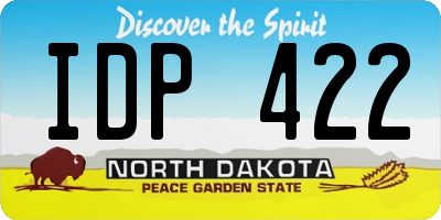 ND license plate IDP422