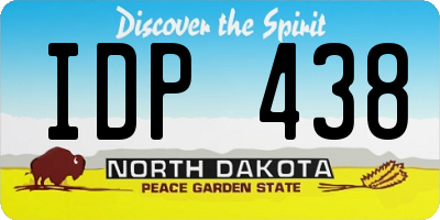 ND license plate IDP438