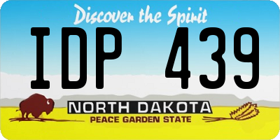 ND license plate IDP439