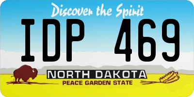 ND license plate IDP469
