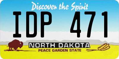 ND license plate IDP471