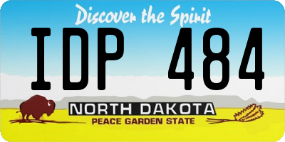 ND license plate IDP484