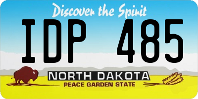 ND license plate IDP485
