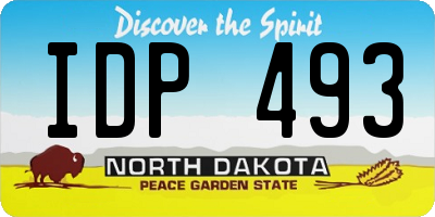 ND license plate IDP493