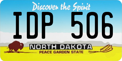 ND license plate IDP506