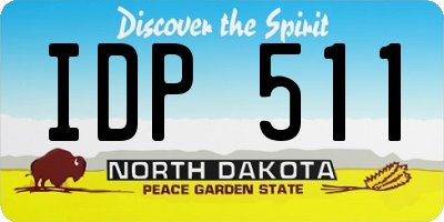 ND license plate IDP511