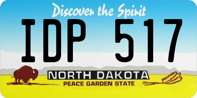 ND license plate IDP517