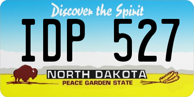 ND license plate IDP527