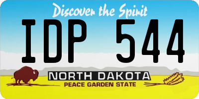 ND license plate IDP544
