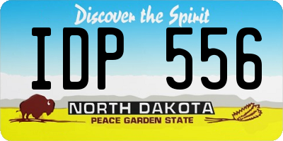 ND license plate IDP556