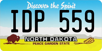 ND license plate IDP559
