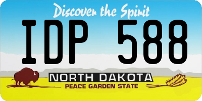 ND license plate IDP588
