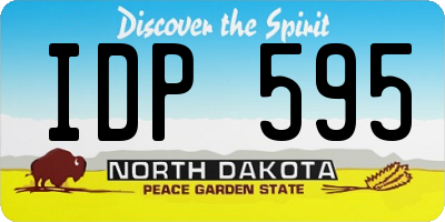 ND license plate IDP595
