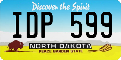 ND license plate IDP599