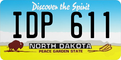 ND license plate IDP611