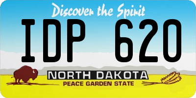 ND license plate IDP620