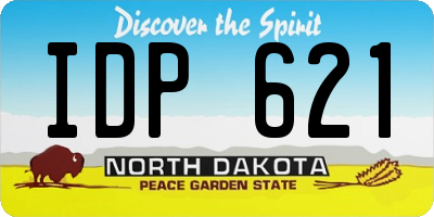 ND license plate IDP621